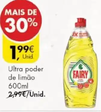 Pingo Doce Ultra Poder de Limão 600ml promoção