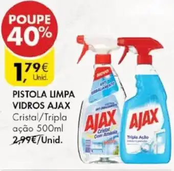 Pingo Doce Pistola Limpa Vidros Ajax 500ml promoção