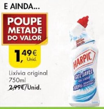 Pingo Doce Lixívia Original 750ml promoção