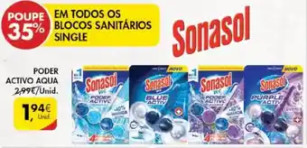 Pingo Doce Poder Activo Aqua Sonasol promoção