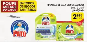 Pingo Doce Recarga de Lima Discos Activos Pato 2 Unid promoção
