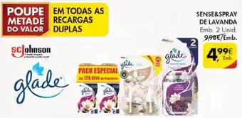 Pingo Doce Sense & Spray de Lavanda Glade 2 Unid promoção