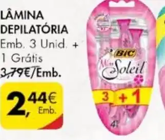 Pingo Doce Lâmina Depilatória 3 Unid promoção