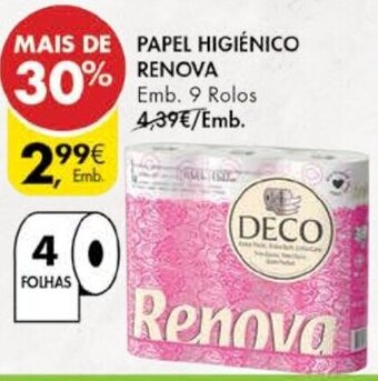 Papel Higiénico Renova 9 Rolos