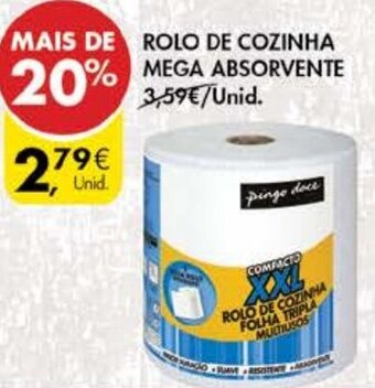 Pingo Doce ROlo de Cozinha Mega Absorvente promoção