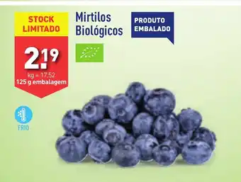 ALDI Mirtilos Biológicos promoção