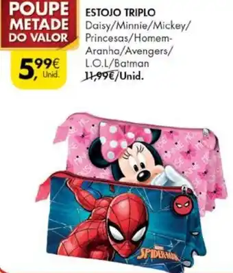 Pingo Doce Estojo Triplo promoção