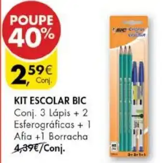 Pingo Doce Kit Escolar BIC promoção