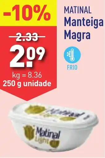ALDI MATINAL Manteiga Magra 250g promoção