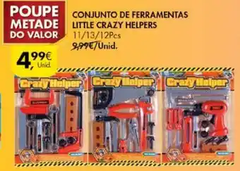 Pingo Doce Conjunto de Ferramentas Little Crazy Helpers 11/13/12Pcs promoção