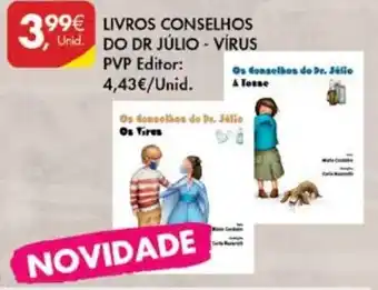 Pingo Doce Livros Conselhos do Dr Júlio - Vírus promoção