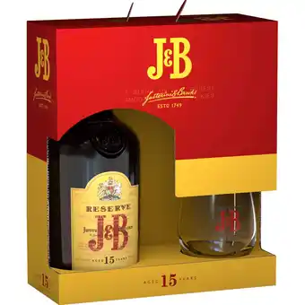 Continente Whisky j&b 15 anos com copo promoção