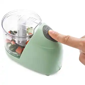 Continente Mini picadora elétrica 350ml 150w verde promoção