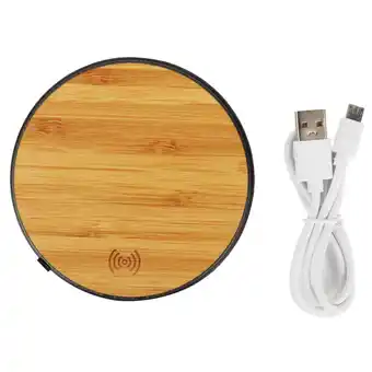 Continente Carregador sem fios bamboo 10w 5v/1a promoção