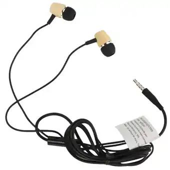 Continente Auriculares com fios bamboo promoção