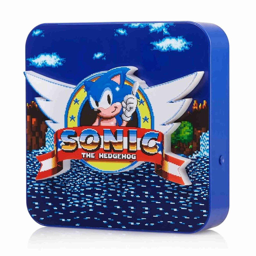 Continente Luz de parede 3d sonic the hedgehog promoção