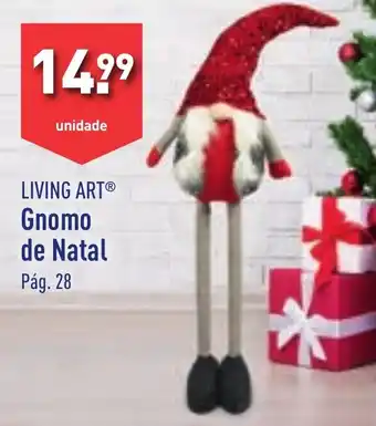 ALDI LIVING ART Gnomo de Natal promoção