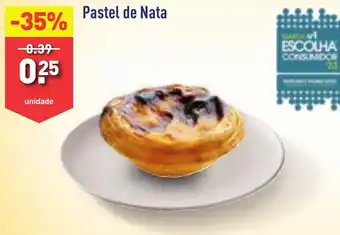 ALDI Pastel de Nata unidade promoção