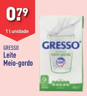 ALDI GRESSO Leite Meio-gordo 1 L unidade promoção
