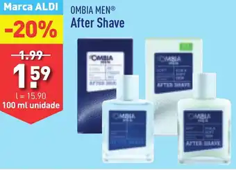 ALDI OMBIA MEN After Shave 100ml unidade promoção