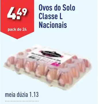 ALDI Ovos do Solo Classe L Nacionais pack de 24 promoção