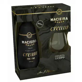 Continente Licor macieira cream com oferta de copo promoção