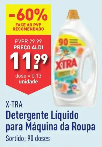 ALDI X-TRA Detergente Líquido para Máquina da Roupa promoção