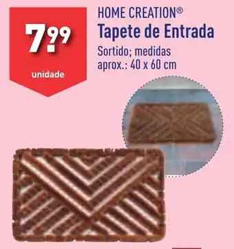 ALDI HOME CREATIon Tapete de Entrada promoção