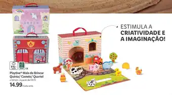 Lidl Playtive Mala de Brincar Quinta/ Castelo/ Quartel nº397523. promoção