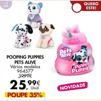 POOPING PUPPIES PETS ALIVE Vários modelos 964577