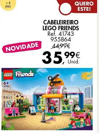Pingo Doce CABELEIREIRO LEGO FRIENDS Ref. 41743 955864 promoção