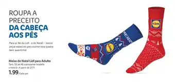 Lidl Meias de Natal Lidl para Adulto promoção