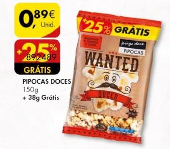 Pingo Doce Pipocas Doces 150g promoção
