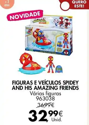 Pingo Doce FIGURAS E VEÍCULOS SPIDEY AND HIS AMAZING FRIENDS Várias figuras 963038 promoção
