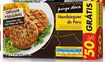 Pingo Doce Hambúrgueres de Peru promoção
