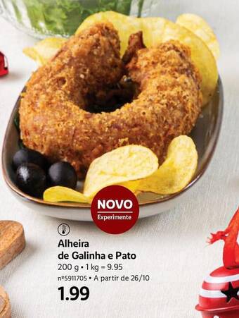 Lidl Alheira de Galinha e Pato 200g promoção