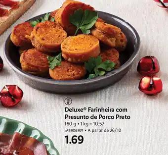 Lidl Deluxe Farinheira com Presunto de Porco Preto promoção