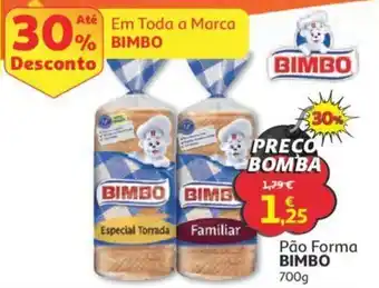 Auchan Pão Forma Bimbo 700g promoção