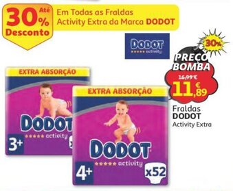 Auchan Fraldas Dodot promoção