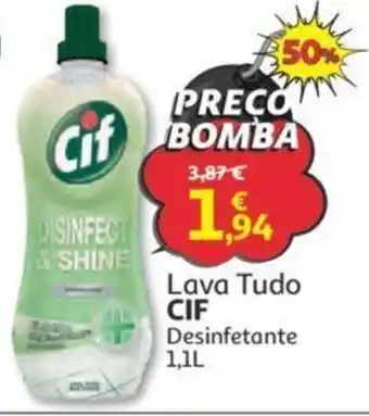 Auchan Lava Tudo Cif 1,1L promoção
