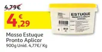Auchan Massa Estuque Pronto Aplicar 900g promoção