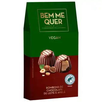 Continente Bombons de chocolate de leite e avelã vegan promoção