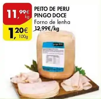 Pingo Doce PEITO DE PERU PINGO DOCE 100g promoção