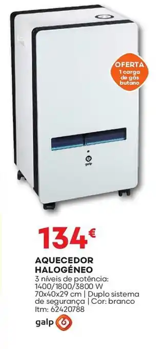 Bricomarché AQUECEDOR HALOGÉNEO promoção