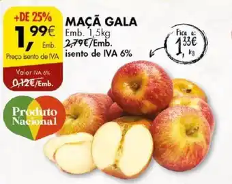 Pingo Doce MAÇÃ GALA Emb. 1,5kg promoção
