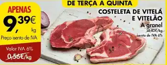 Pingo Doce COSTELETA DE VITELÁ E VITELÃO A granel promoção