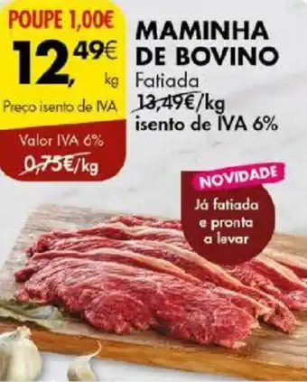 Pingo Doce MAMINHA DE BOVINO kg promoção