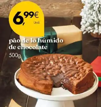 Pingo Doce Pão de lo húmido de chocolate 500g promoção