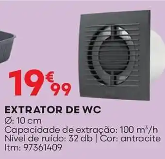 Bricomarché EXTRATOR DE WC promoção