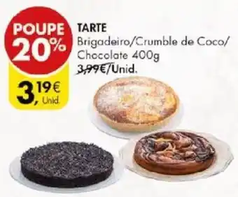 Pingo Doce TARTE 400G promoção
